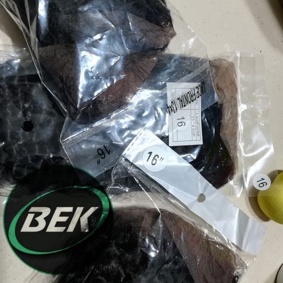 16"Kinky HDLace Frontal Unprocessed Human Hair - Picture 6 of 7